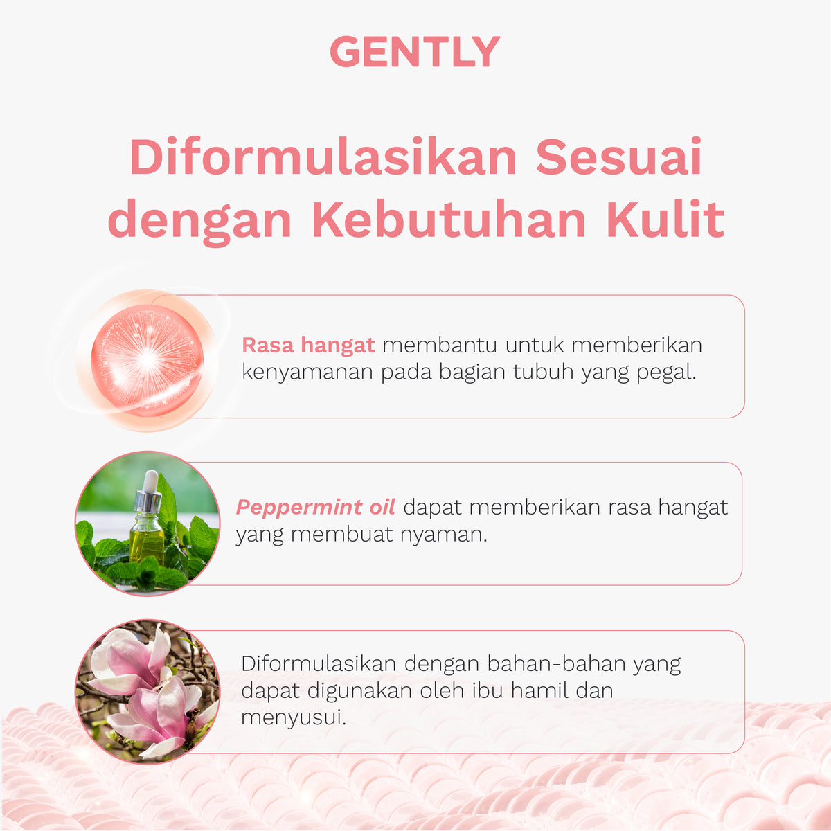 GENTLY Relaxing Body Cream | Mengandung Arnica Oil + Peppermint Oil + Centella Extract | Skincare Ibu Hamil dan Menyusui Terdaftar BPOM | Cream yang Memberikan Rasa Nyaman Tubuh dan Melancarkan Sirkulasi Darah