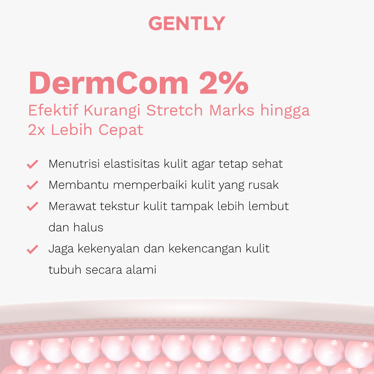 GENTLY Advanced Stretch Marks Oil Serum | Arnica Oil + 5x Ceramide + Magnolia Extract + 3% Niacinamide Snow Crocus Extract + Vegan Collagen | Skincare Ibu Hamil dan Menyusui Terdaftar BPOM | Oil Serum untuk Menyamarkan Peregangan Kulit