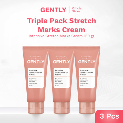 GENTLY Stretch Marks Cream 3 Pcs